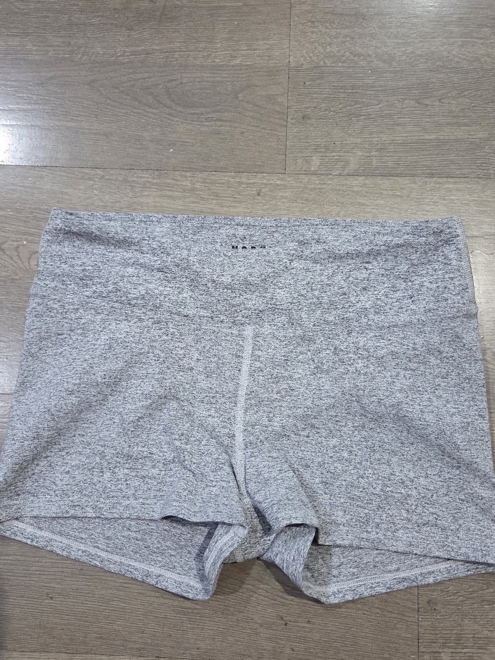 Women’s Heather Gray Stretch Athletic Shorts